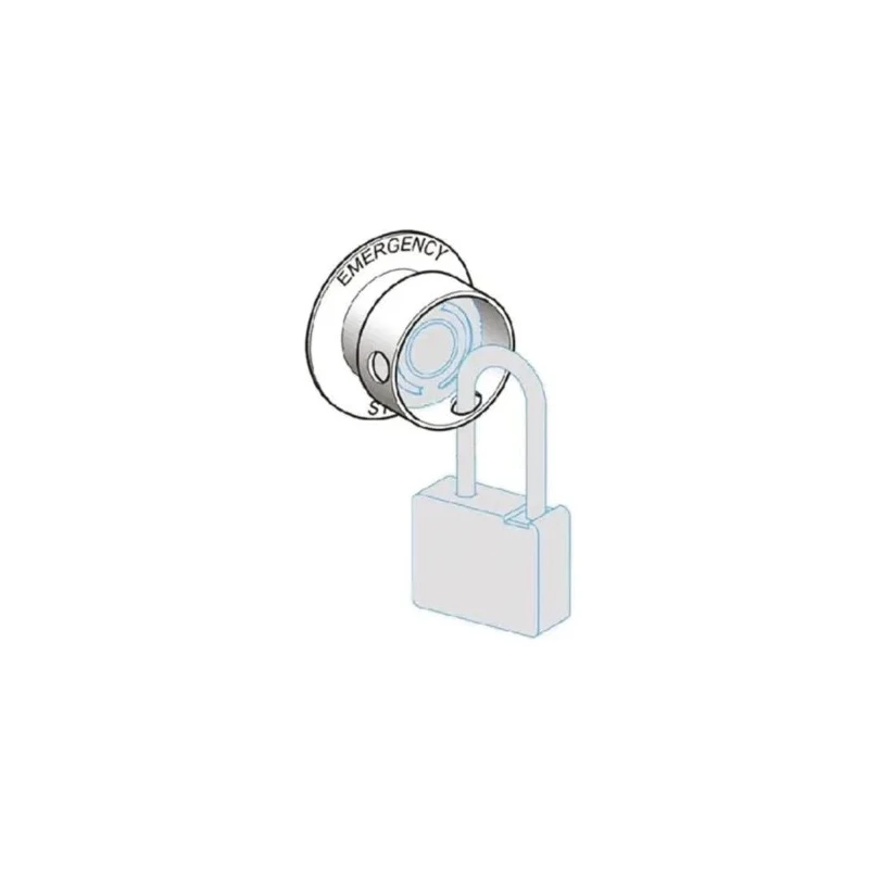 Schneider Electric Metal Push Button Cap Padlockable 22mm Cutout For XB4 BS844 XB4 BS9445 ZBZ3605