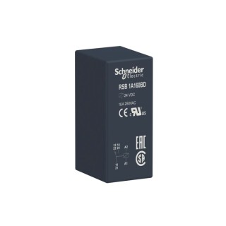 Schneider Electric Harmony Relay RSB1A160BD PCB Power Relay, 24V DC Coil, 16A Switching Current, SPDT