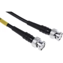 Huber+Suhner BNC Test Lead Black 2.5kV Voltage 1 m Lead Length RG58/BNCm/BNCm/1000