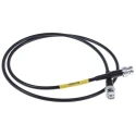 Huber+Suhner BNC Test Lead Black 2.5kV Voltage 1 m Lead Length RG58/BNCm/BNCm/1000