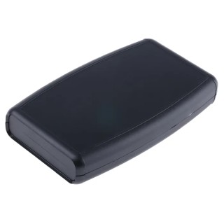 Hammond 1553 Series Black ABS Handheld Enclosure Integral Battery Compartment IP54 147.2 mm x 89 mm x 25 mm 1553DBKBKBAT