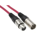 RS PRO Female XLR to Male XLR Audio Cable Red 10 m 742-4529
