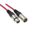 RS PRO Female XLR to Male XLR Audio Cable Red 10 m 742-4529