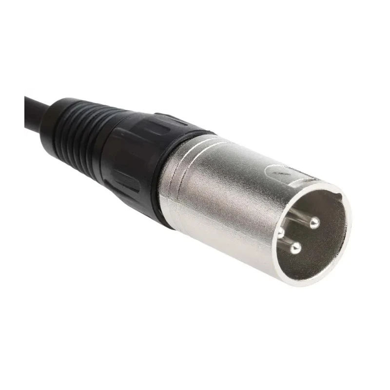 RS PRO Female XLR to Male XLR Audio Cable, Black Jacket Polyvinyl Chloride, 5 m Length 742-4501