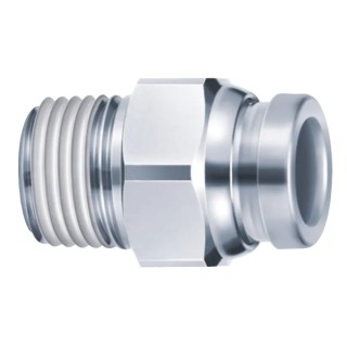 SMC Pneumatic Fitting Push-in 12mm Male Connector Threaded 3/8 in R Stainless Steel KQG2