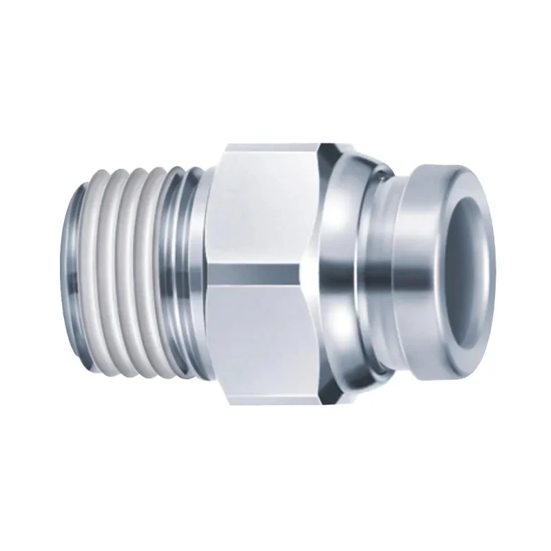 SMC Pneumatic Fitting Push-in 12mm Male Connector Threaded 3/8 in R Stainless Steel KQG2