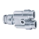 SMC Pneumatic Stainless Steel KQG2 Series Male/Female Push-In Fitting 10 mm, SUS316, 150°C, 1 MPa KQG2