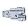 SMC Pneumatic Stainless Steel KQG2 Series Male/Female Push-In Fitting 10 mm, SUS316, 150°C, 1 MPa KQG2
