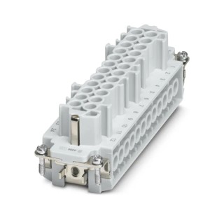 Phoenix Contact Heavy Duty Power Connector Insert HEAVYCON B24 Series 24-Contact 2 Row 500V 1648306