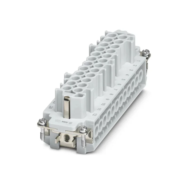 Phoenix Contact Heavy Duty Power Connector Insert HEAVYCON B24 Series 24-Contact 2 Row 500V 1648306