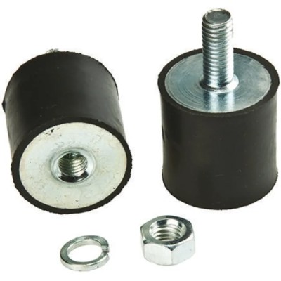 Fivistop M6 x 18 mm Anti-Vibration Mount Male to Female Bobbin 15.5 daN Compression, 20 mm OD, 43 mm Height 2025VD18-45