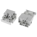 CAMDENBOSS Fused Terminal Block 2-Way, 4mm² Wire Size, 20A Current, Screw Mount, Nylon Body CFTBN/2