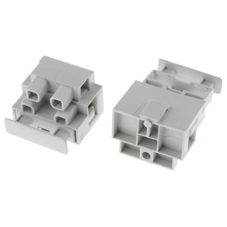 CAMDENBOSS Fused Terminal Block 2-Way, 4mm² Wire Size, 20A Current, Screw Mount, Nylon Body CFTBN/2