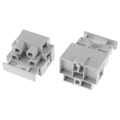 CAMDENBOSS Fused Terminal Block 2-Way, 4mm² Wire Size, 20A Current, Screw Mount, Nylon Body CFTBN/2