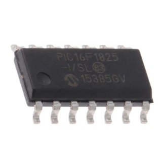 Microchip 8 bit PIC Microcontroller PIC16F1825-I/SL, 32 MHz, 14kB FLASH, 14-Pin SOIC