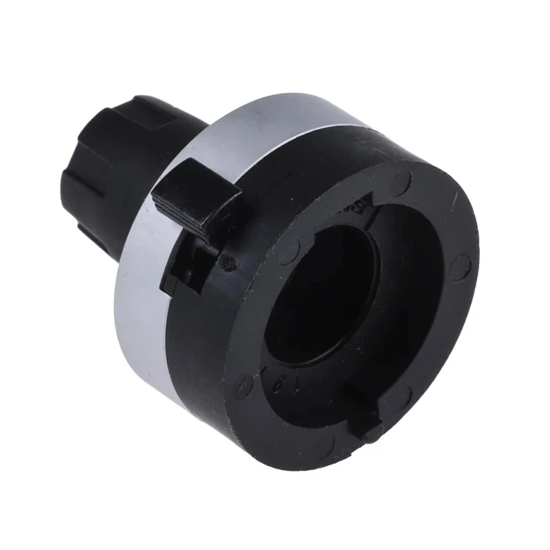 Bourns 22.8 mm Knob Diameter Black Chrome Potentiometer Knob for 6.35 mm Shaft Circular H-516-6A