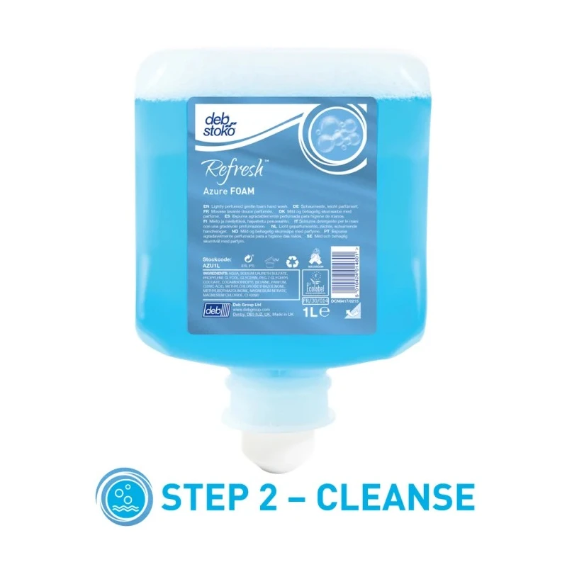 SCJ Professional Floral Azure FOAM Hand Soap 1 L Cartridge AZU1LRS