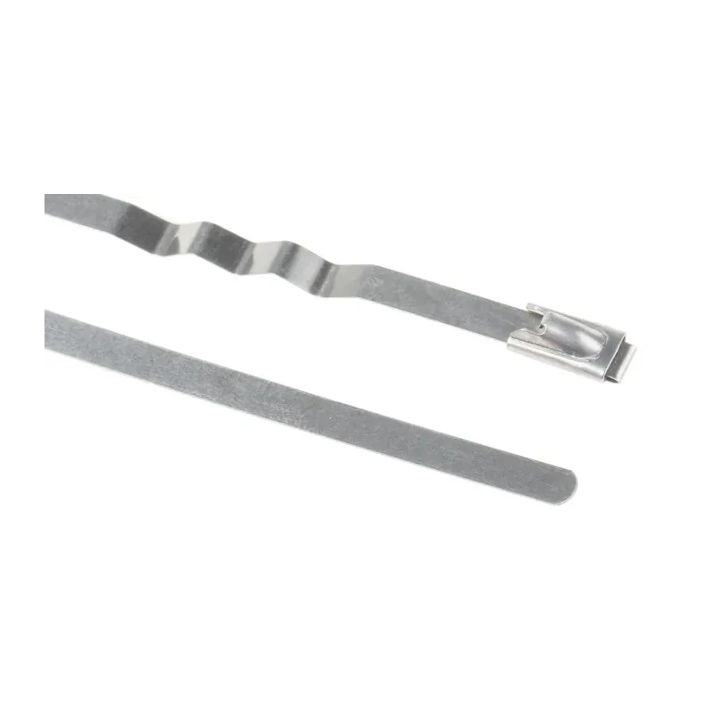 RS PRO Metallic 316 Stainless Steel Zig Zag Cable Tie 150 mm x 4.6 mm 743-6330