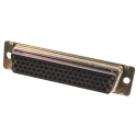 TE Connectivity Amplimite 90 Series 78 Way Straight Cable D-Sub Connector Female 5A 204508-1