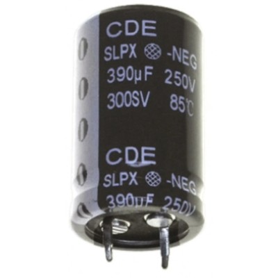 Cornell-Dubilier Aluminium Electrolytic Capacitor 22 mF 50V Radial Lead SLPX223M050H9P3