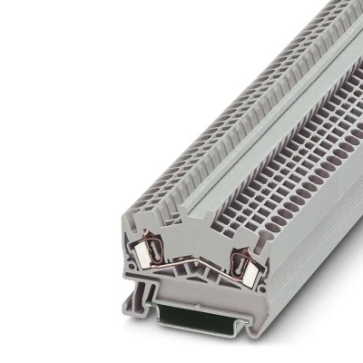Phoenix Contact STS 2.5 Series DIN Rail Terminal Block Grey, 0.08mm² to 4 mm², 1-Level, Spring Cage, 800V, 24A 3036398