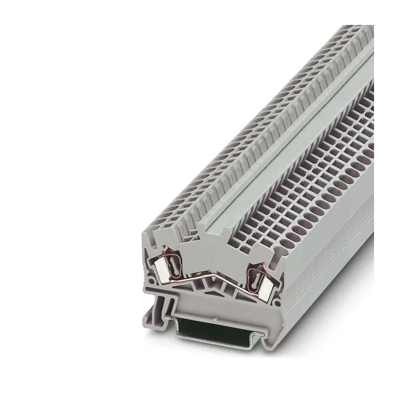 Phoenix Contact STS 2.5 Series DIN Rail Terminal Block Grey, 0.08mm² to 4 mm², 1-Level, Spring Cage, 800V, 24A 3036398