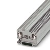 Phoenix Contact STS 2.5 Series DIN Rail Terminal Block Grey, 0.08mm² to 4 mm², 1-Level, Spring Cage, 800V, 24A 3036398