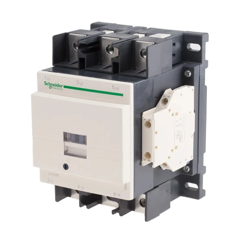 Schneider Electric LC1D TeSys D Contactor, 3-Pole, 400V AC Coil, 115 A, 30 kW 415V, 3 NO, 1kV AC LC1D1156N7