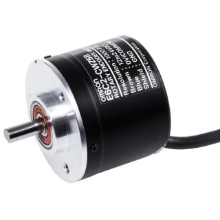 Omron E6C2 Series Incremental Encoder 24V DC, 1000 PPR, Open Collector Output, Solid 6 mm Shaft E6C2-CWZ5B 1000P/R 2M OMS