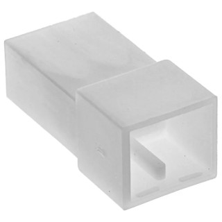 TE Connectivity FASTIN-FASTON .250 2 Way Nylon Crimp Terminal Housing 6.35 mm Tab Size 180924