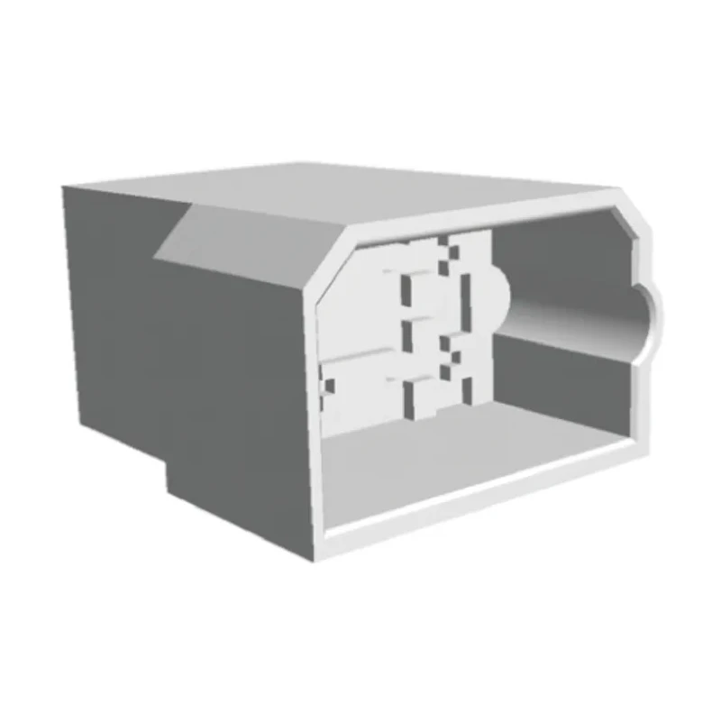 TE Connectivity FASTIN-FASTON 0.25 in Tab Size 4 Way Nylon Crimp Terminal Housing 180901