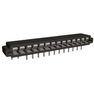 TE Connectivity Trio-Mate 2.54 mm Pitch 14 Way Right Angle Female FPC Connector, Solder 6-487508-3