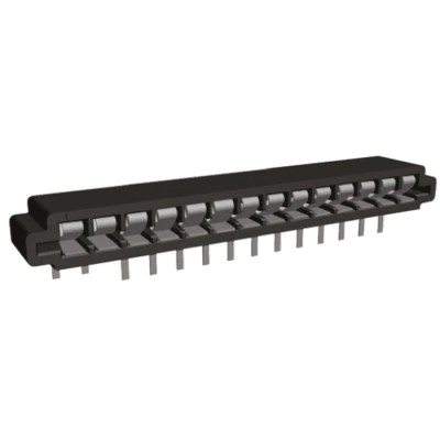 TE Connectivity Trio-Mate 2.54 mm Pitch 14 Way Right Angle Female FPC Connector, Solder 6-487508-3
