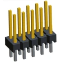 TE Connectivity AMPMODU MOD II Series Straight Through Hole Pin Header, 10 Contacts, 2.54 mm Pitch, 2 Row 5-146252-5