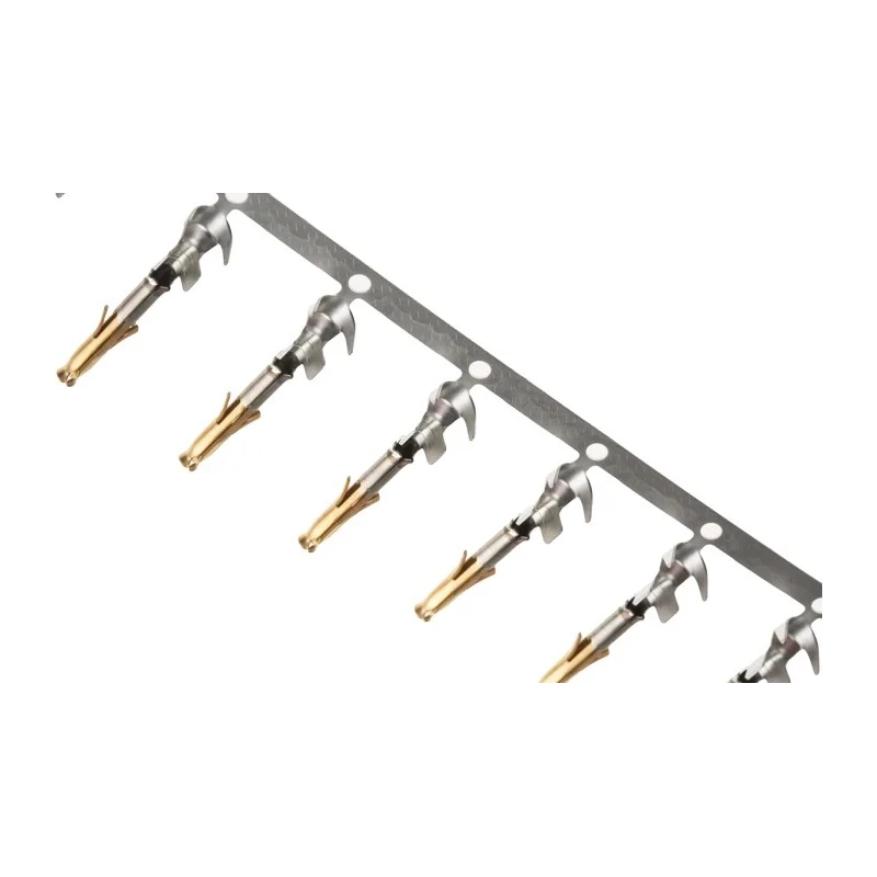 TE Connectivity Mini-Universal MATE-N-LOK Series Female Crimp Terminal 11.2A Gold Plated Brass 20 AWG to 16 AWG 1-794407-0