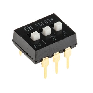 TE Connectivity Rotary Coded DIP Switch 7.5x3.5 mm Through Hole Mount Slide Actuator 1825360-2