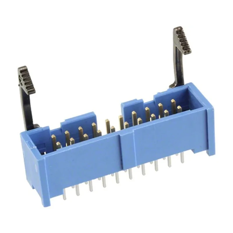 TE Connectivity AMP-LATCH Series Straight Through Hole PCB Header, 20 Contact 2 Row 2.54 mm Pitch Shrouded 2-1761606-7