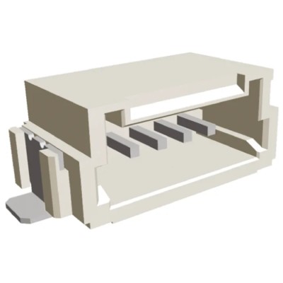 TE Connectivity AMP Mini CT Series Right Angle Surface PCB Header, 5 Contacts, 1.5 mm Pitch, 1 Row, Shrouded 292227-5
