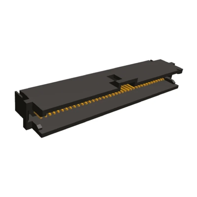 TE Connectivity AMPMODU System 50 Series Right Angle Through Hole PCB Header, 80 Contacts, 1.27 mm Pitch, 2 Row 5-104069-3