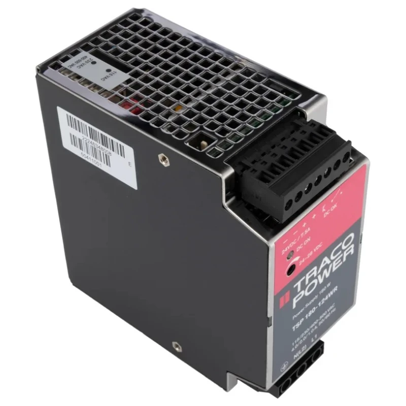 TRACOPOWER TSP Switched Mode DIN Rail Power Supply 132V AC Input 28V DC, 7.5 A Output, 180 W TSP 180-124 WR