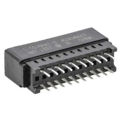 TE Connectivity Standard Edge II Series Straight Edge Connector Female Board 20-Contacts 2.54 mm Pitch 2 Row 5-5530843-0