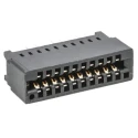 TE Connectivity Standard Edge II Series Straight Edge Connector Female Board 20-Contacts 2.54 mm Pitch 2 Row 5-5530843-0