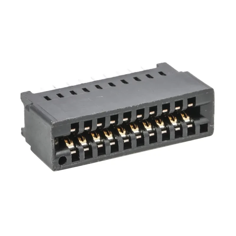 TE Connectivity Standard Edge II Series Straight Edge Connector Female Board 20-Contacts 2.54 mm Pitch 2 Row 5-5530843-0
