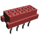 TE Connectivity Micro-MaTch Series Straight Through Hole PCB Socket, 8-Contact, 2 Row, 1.27 mm Pitch, 230V, 1.5A 7-215079-8