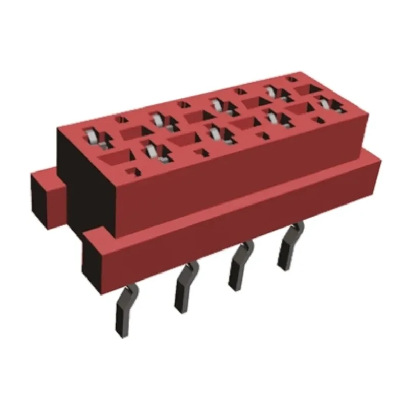 TE Connectivity Micro-MaTch Series Straight Through Hole PCB Socket, 8-Contact, 2 Row, 1.27 mm Pitch, 230V, 1.5A 7-215079-8