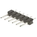 HARWIN M20 Series Straight Through Hole Pin Header, 6 Contacts, 2.54 mm Pitch, 1 Row, Unshrouded M20-9990646