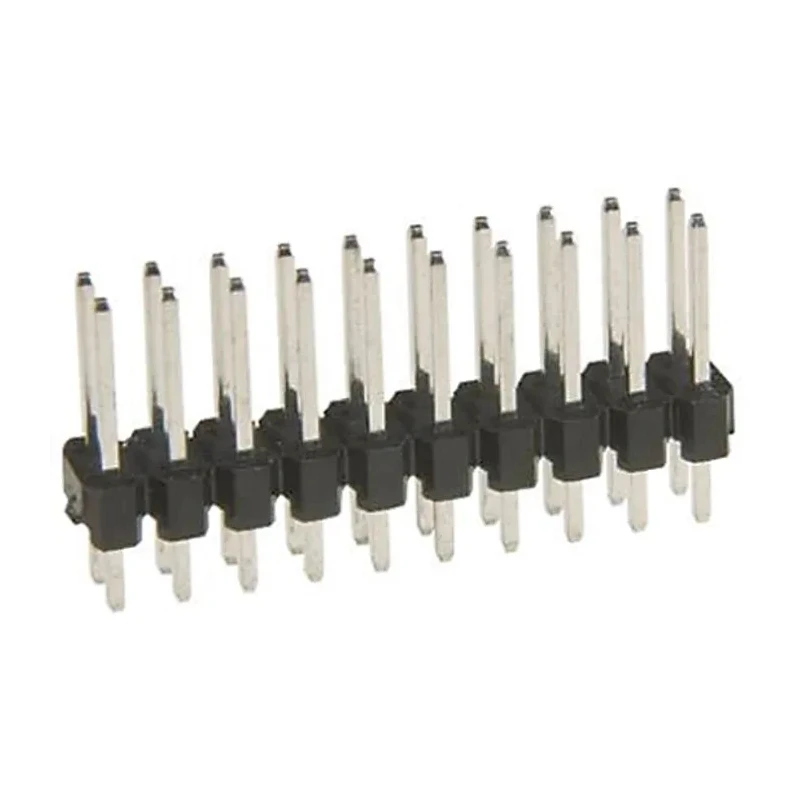 HARWIN M20 Series Straight Through Hole Pin Header, 12 Contacts, 2.54 mm Pitch, 2 Row, Unshrouded, Brass Tin M20-9980646