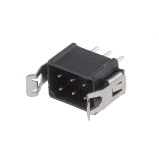 HARWIN Datamate L-Tek Series Straight Through Hole PCB Header, 6 Contacts, 2 mm Pitch, 2 Row, Shrouded M80-8530642