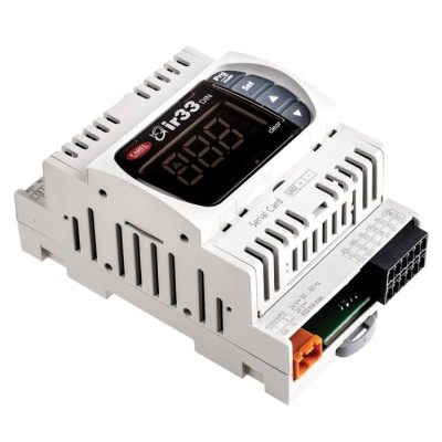 Carel DIN Rail PID Temperature Controller 2 Input, 2 Output Relay 230V AC/DC DN33