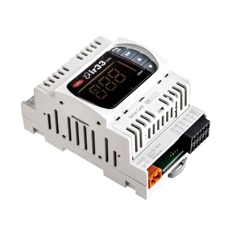 Carel DIN Rail PID Temperature Controller 2 Input, 2 Output Relay 230V AC/DC DN33